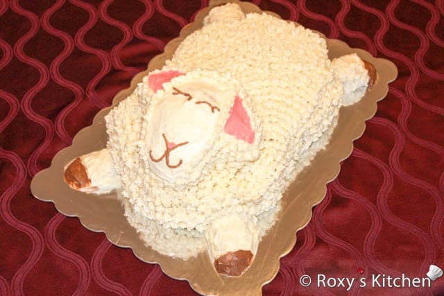 American Easter Lamb Cake  Roxyands Kitchen Dessert
