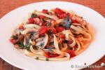 Fettuccine with Mushrooms and Tomato Sauce  Roxyands Kitchen recipe