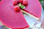 American Nobake Summer Cake  Vanilla Mousse with Strawberry Jelly  Roxyands Kitchen Dessert