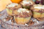 American Pumpkin Muffins with Cream Cheese Filling and Cinnamon Pecan Topping  Roxyands Kitchen Dessert
