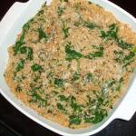 American Rice with Spinach Herbs and Cheese Dinner
