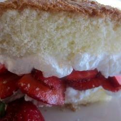 British Fluffy Cake for Potato Starch Dessert