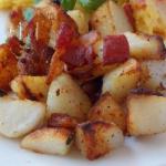 British Potatoes Fried in the Pancetta Appetizer