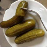 Russian Cucumbers for the Winter Appetizer