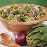 American Tossed Salad with Artichokes Appetizer