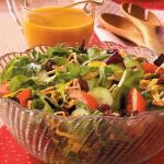 American Tossed Salad with Carrot Dressing Appetizer