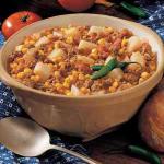 Canadian Southwestern Meat and Potato Stew Appetizer