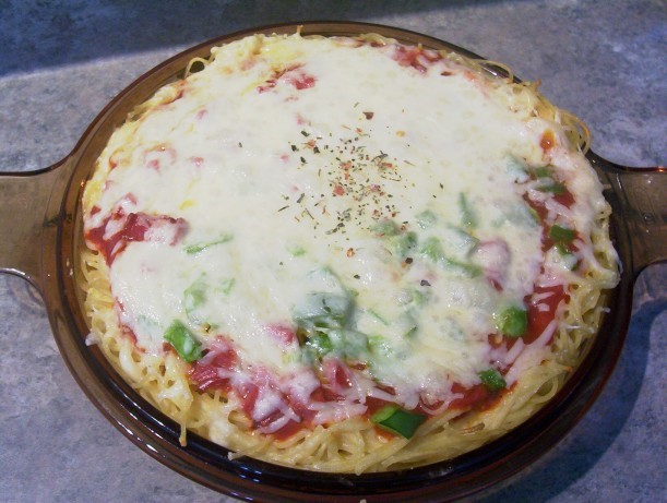 American Spaghetti Pizza Pie 2 Dinner