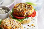 American Open Sunflower Vegie Burgers Recipe Dessert
