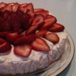 Italian Cheesecake with Strawberries Dessert