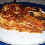 Italian Lasagna with Chicken Dinner