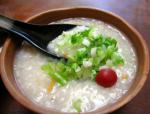 Chinese Dried Oyster and Scallop Congee Dinner