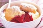 American Berry And Icecream Puffs Recipe Dessert