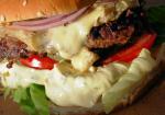 French Bastille Burger  Bearnaise Blue Cheese and Red Onion Burgers Appetizer