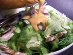 French Lettuce Salad With Special French Dressing Appetizer