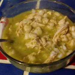 Chilean Pozole Chicken Green Appetizer