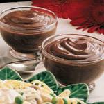American Thick Chocolate Pudding Dessert