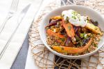 Indian Heirloom Carrot and Toasted Farro Salad Appetizer