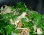 American Spinach and Onion Stir Fry Appetizer