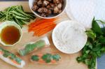 American Honey and Soy Chicken Rice Paper Rolls Recipe Appetizer