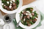 American Sausage and Lentil Salad With Goats Cheese Recipe Appetizer