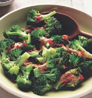 Japanese Steamed Broccoli with Miso-sesame Dressing Appetizer