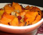 American Baked Butternut Squash and Cranberries Appetizer