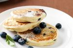 British Blueberry And Vanilla Pancakes Recipe Breakfast