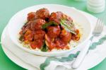 British Spicy Meatballs With Mushrooms Spinach And Couscous Recipe Appetizer