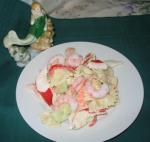 American Yummy Seafood Pasta Salad Dinner