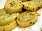 American Yellow Squash With Basil Appetizer