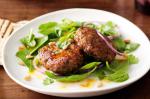 American Lamb Rissoles With Herb And Pine Nut Salad Recipe Appetizer