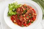 American Smoky Pork And Beans Recipe Appetizer
