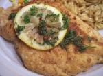 American Chicken Scaloppine With Lemon Glaze low Fat and Delicious Dinner
