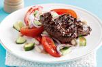 Canadian Lamb Steaks With Tomato And White Bean Salad Recipe Appetizer