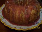 American Raspberry Brandy Pecan Cake Dessert