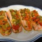 French Salmon with Vegetables 2 Appetizer