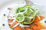 Canadian Asparagus And Fennel Salad With Gravlax Recipe Appetizer