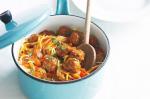 American Beef And Mushroom Meatballs With Spaghetti Recipe Dinner