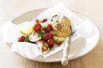 American Fish With Tomato And Basil Sauce Recipe Appetizer