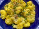 American Cauliflower with Ginger and Mustard Seeds 2 Appetizer