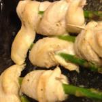 Canadian Rolled Chicken and Asparagus Dinner