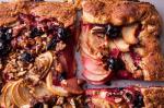 American Apple Cranberry and Cherry Galette Recipe Dessert