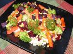 Moroccan Superfood Salad With Moroccan Dressing Appetizer