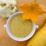 American Cold Courgette Soup with Dill Appetizer