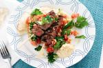 American Lamb Skewers With Tabouli Recipe Appetizer