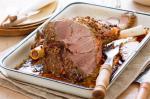 American Slowcooked Barbecued Rosemary And Garlic Lamb Recipe Dinner