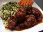 American Cranberry Chili Sauce for Meatballs Appetizer