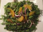 American Watercress Orange and Red Onion Salad 3 Appetizer
