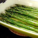 Baked Asparagus with Balsamic Butter Sauce Recipe recipe